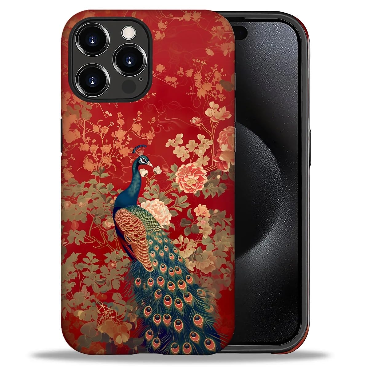 DAIZAG Phone Case Compatible with iPhone 13/14,Christmas Santa Claus Mixed 2 Layer Soft Silicone+Hard PC Ddouble Protection Ultra-Thin Phone Case for iPhone 13/14