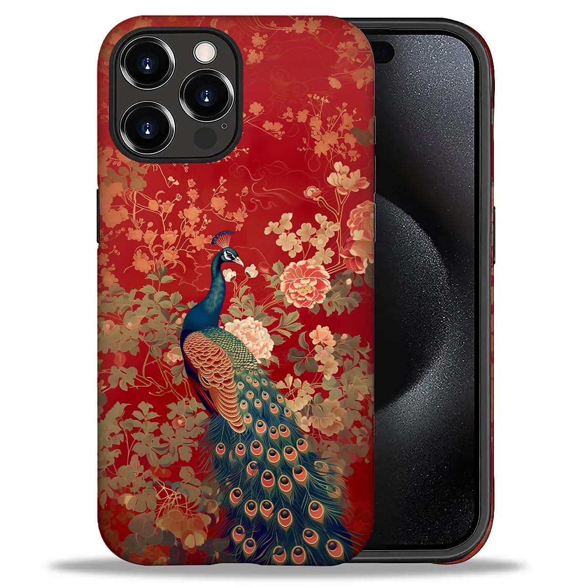 DAIZAG Phone Case Compatible with iPhone 13/14,Christmas Santa Claus Mixed 2 Layer Soft Silicone+Hard PC Ddouble Protection Ultra-Thin Phone Case for iPhone 13/14