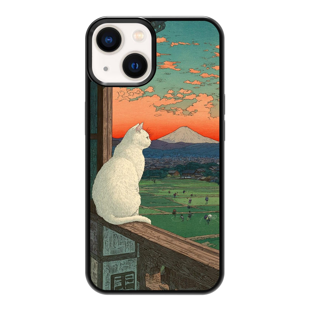 Plant Lover Black Cat Houseplants Indoor Garden Aesthetic Phone Case, Shockproof Protective Cover for iPhone 11 12 13 14 15 16 17 Pro Max Plus Mini XR 7 8 SE