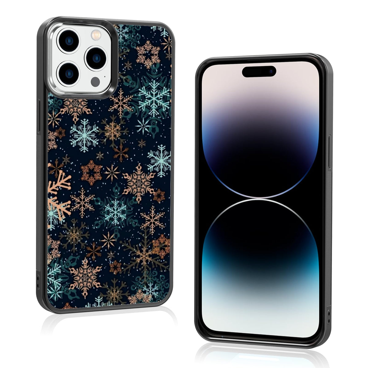 Cute Christmas Tree Bow Phone Case: Kawaii Winter Non-Slip Design Compatible with iPhone 13./14 Case for Women & Girl（14）