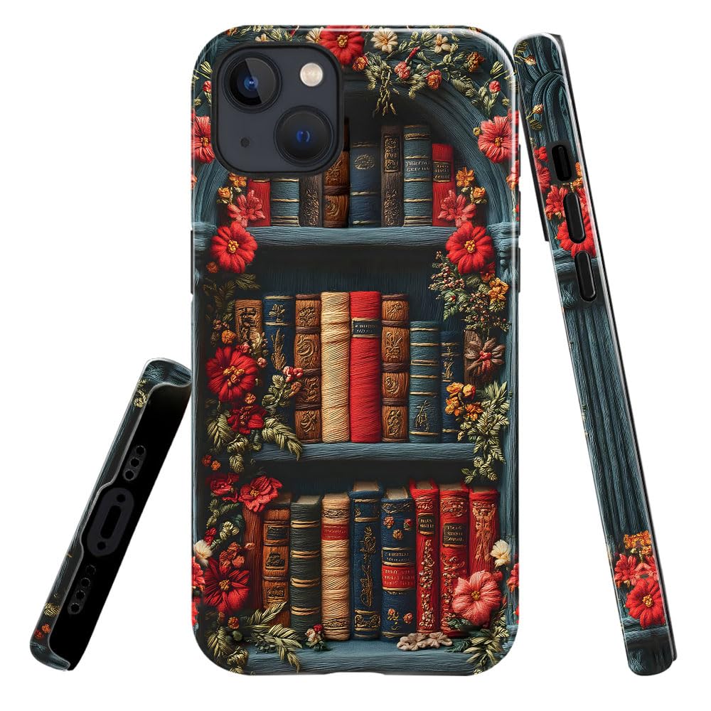 Case for iPhone 14,Christmas 3D Winter Phone Case Slim Silicone Shockproof Cover for Girls Women（Glossy & Durable）