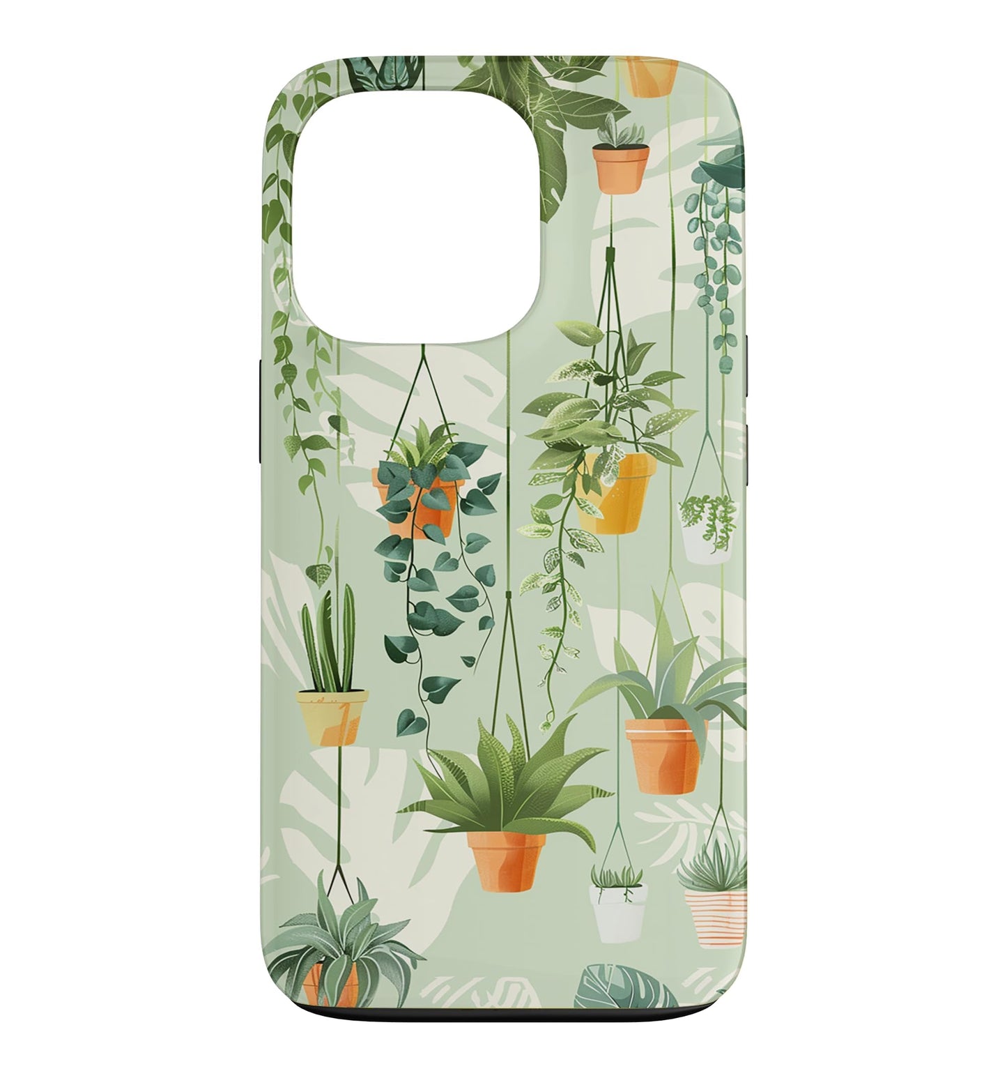 Potted Plants Botanical Gardening Case for iPhone 16