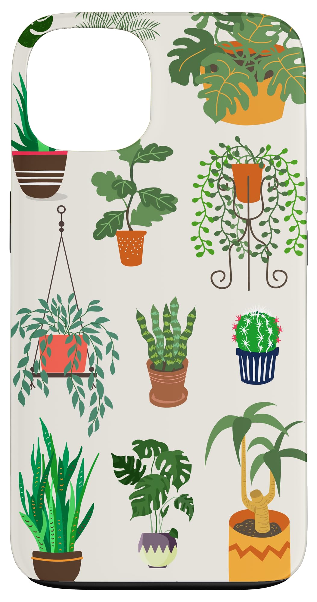 Indoor and Outdoor Plant Illustrations | Boho Nature Art Case for iPhone 14