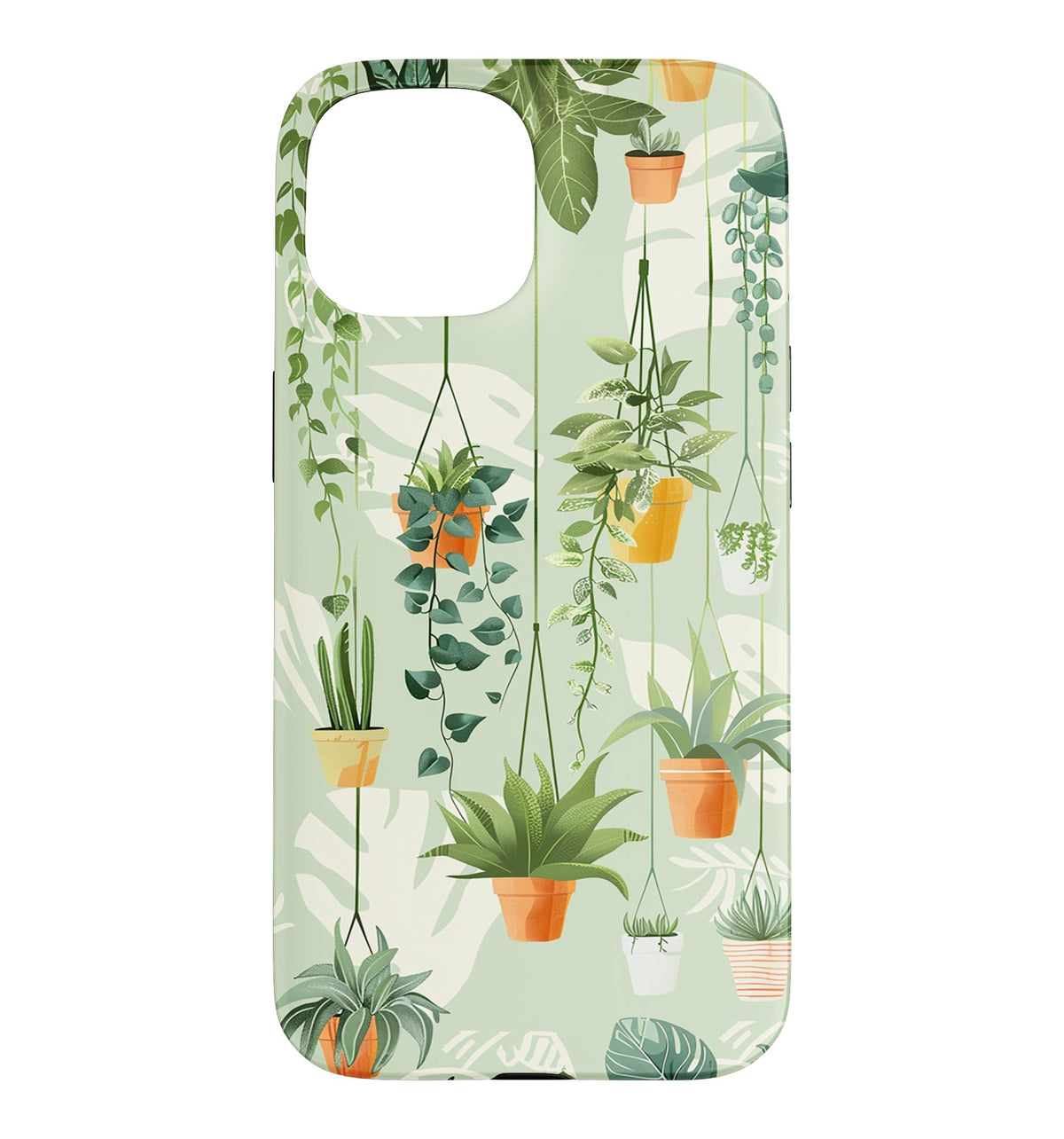 Potted Plants Botanical Gardening Case for iPhone 16