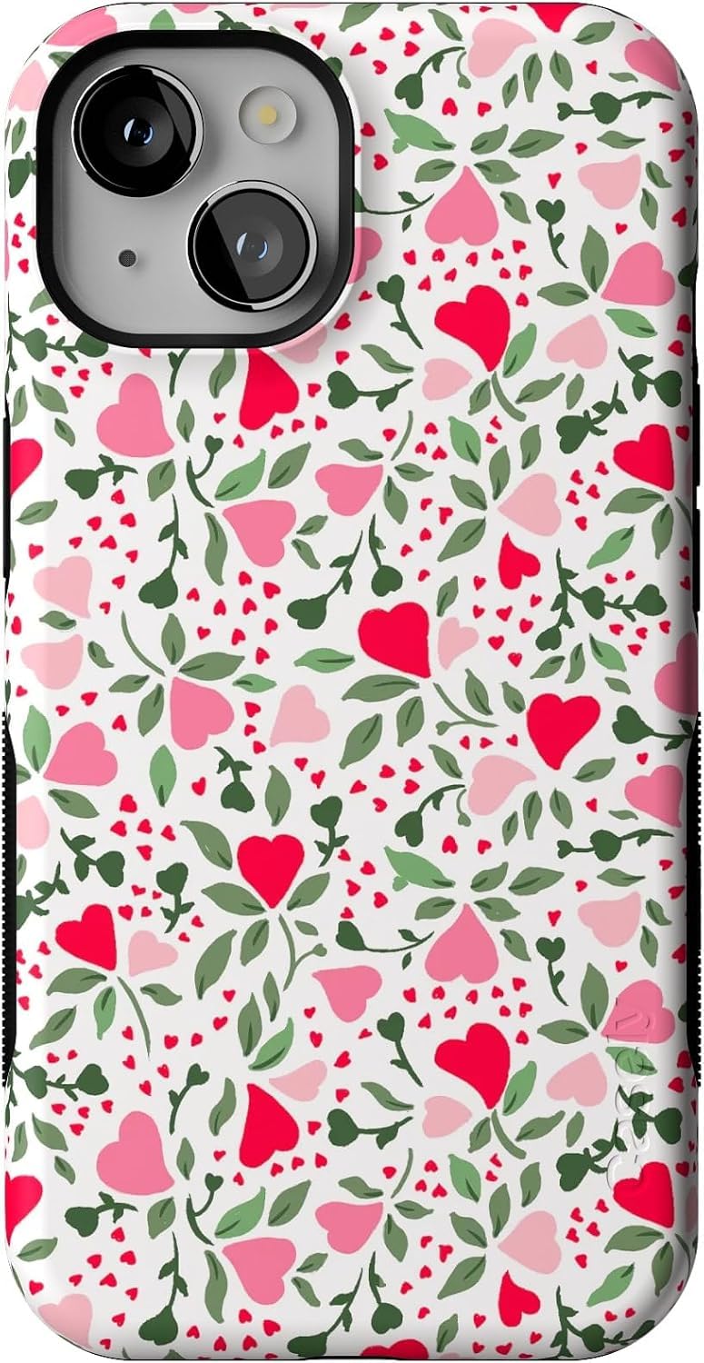 Casely iPhone 14 Case | Hanging Around | Potted Plants Floral | Bold Protective Design | Compatible with MagSafe