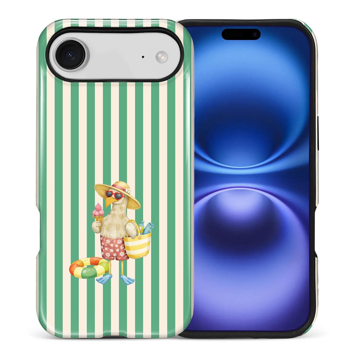 Case Compatible with iPhone 17 Pro,Double Layer Protection, Matte Finish, Anti-Drop and Anti-Fingerprint Armor -Yellow Striped Taco Vacation Sausage Dog Collage