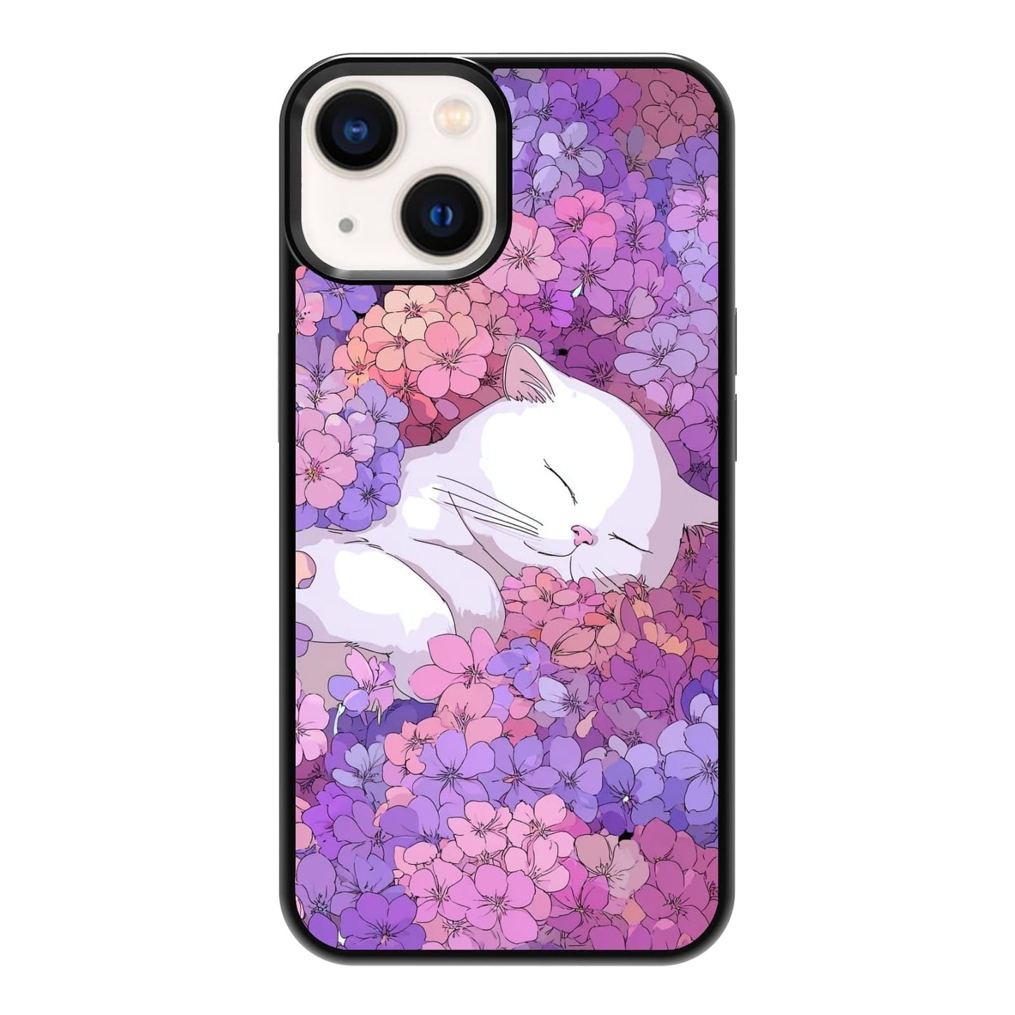 Plant Lover Black Cat Houseplants Indoor Garden Aesthetic Phone Case, Shockproof Protective Cover for iPhone 11 12 13 14 15 16 17 Pro Max Plus Mini XR 7 8 SE