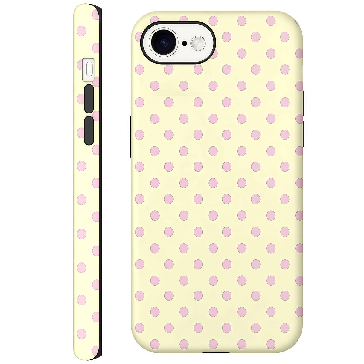 Candlelight Dinner Dog Case for iPhone 12/12 Pro | Hard Hybrid 2-Layer Design, Protective Scratch Resistant Cover for Women Girls