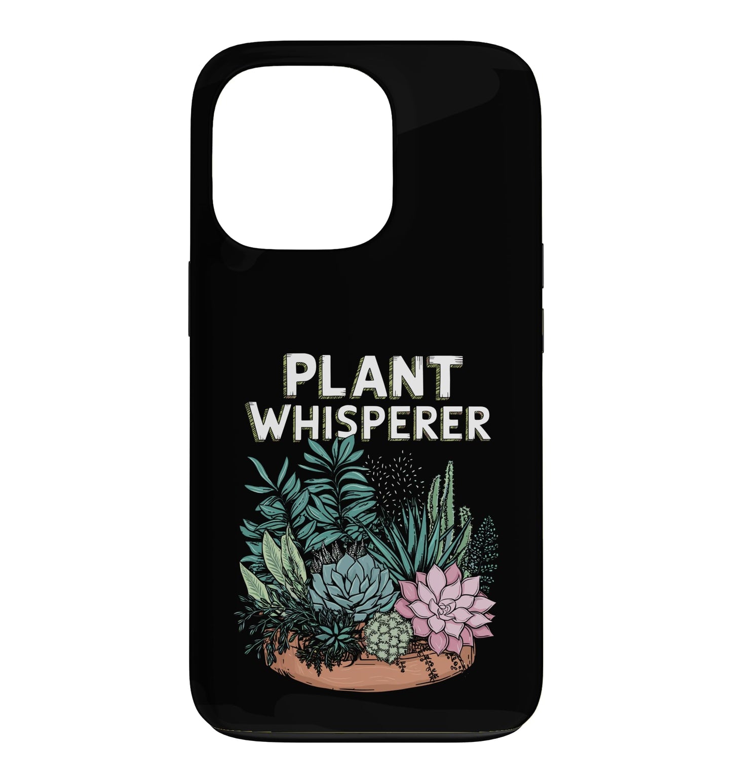 Retro Plant Whisperer Nature Case for iPhone 15