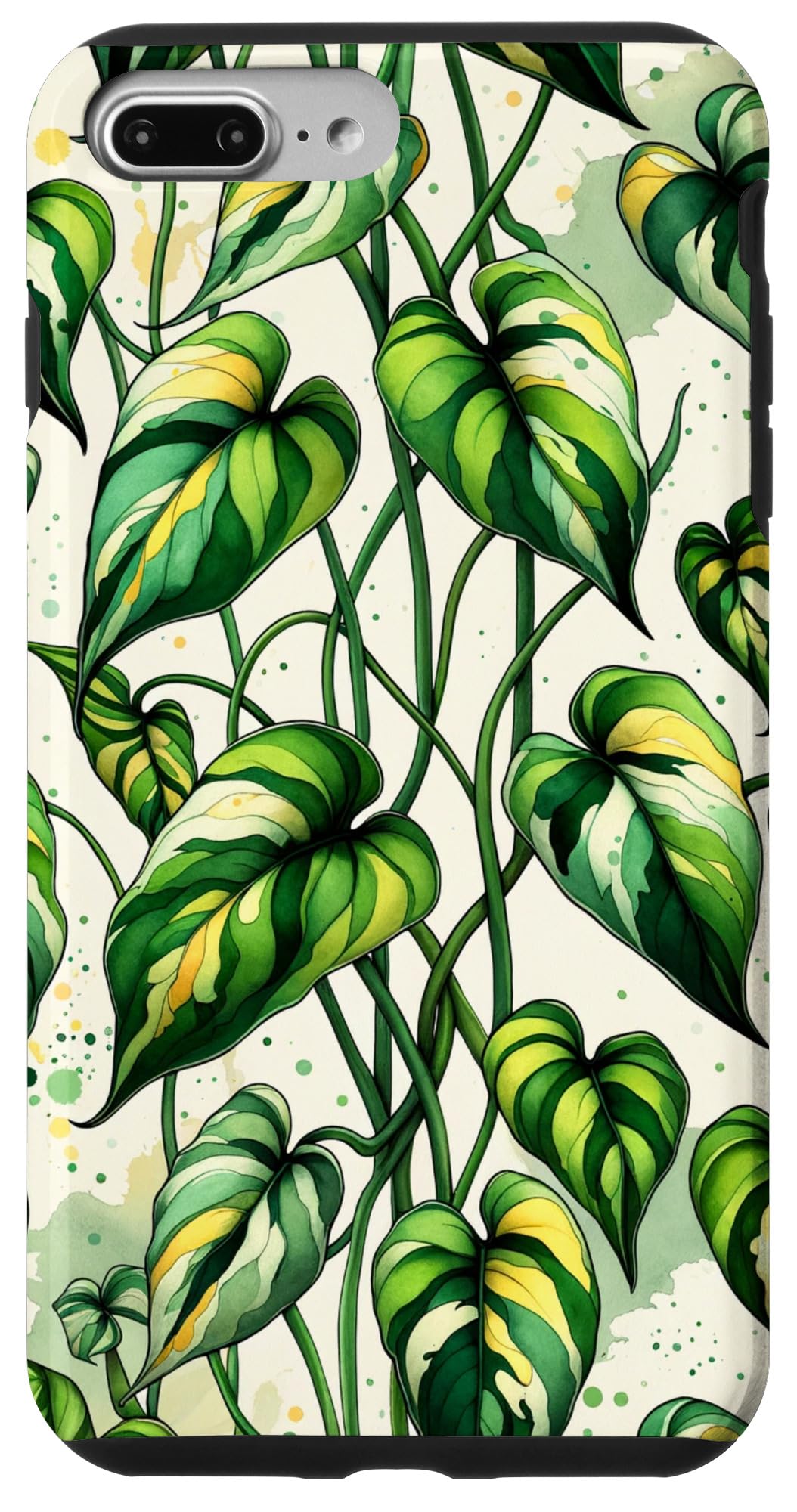 iPhone 14 Nature-Inspired Botanical Pothos House Plant Decorative Case