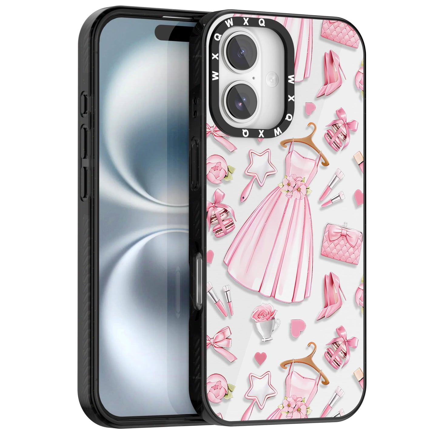 for iPhone 16 pro max Graffiti of Cartoon Animal Clear Phone Case | TPU+PC Premium Painted Anti-Drop Phone Case Superior Shock Absorption Military-Grade Drop Protection cover