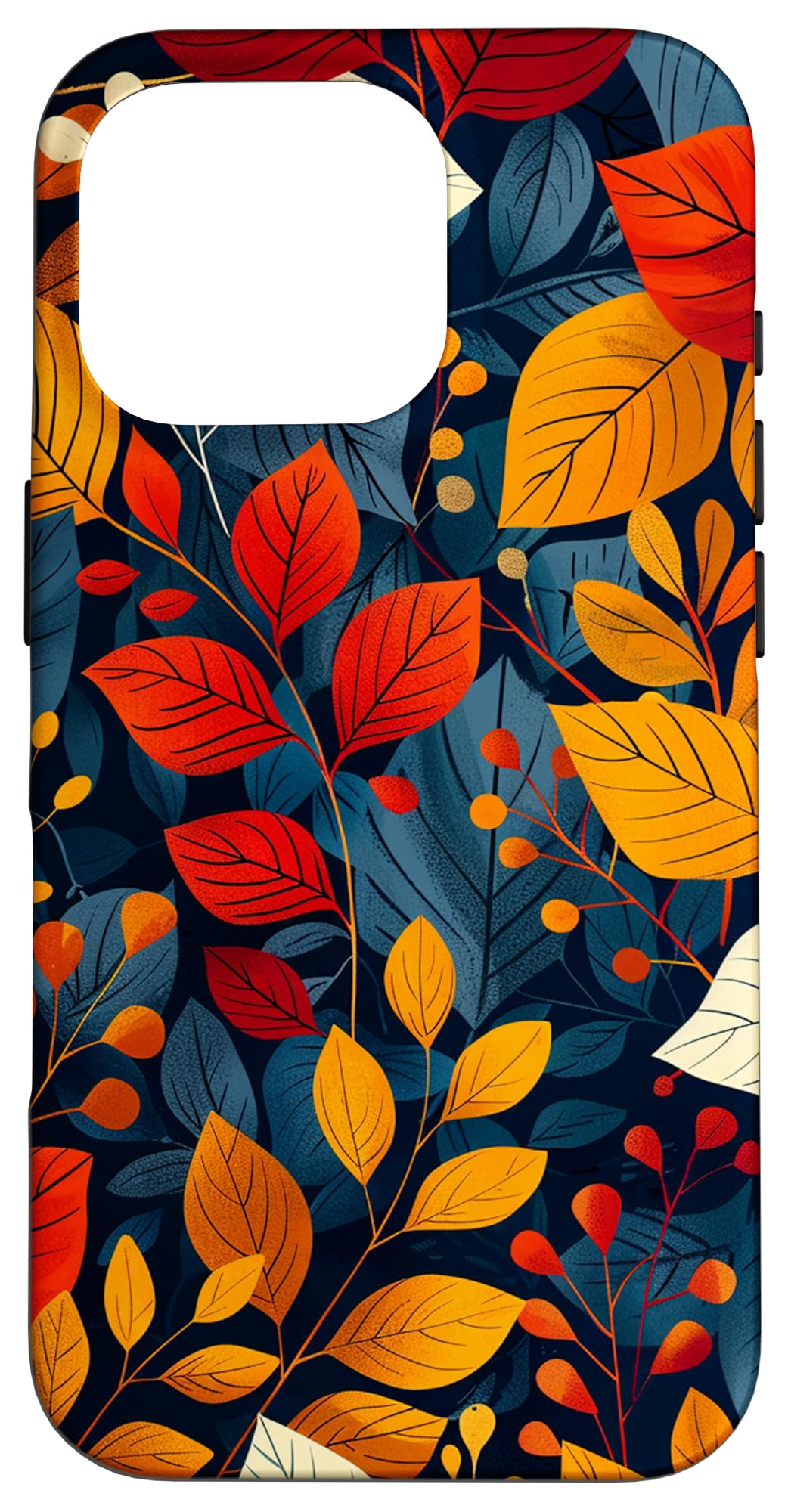 Leaves Pattern Plants Case for iPhone 16 Pro Max