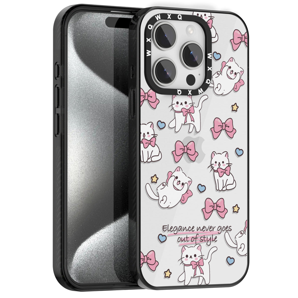 for iPhone 16 pro max Graffiti of Cartoon Animal Clear Phone Case | TPU+PC Premium Painted Anti-Drop Phone Case Superior Shock Absorption Military-Grade Drop Protection cover