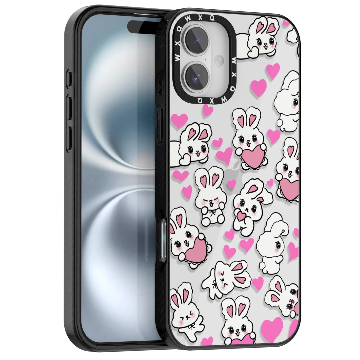 for iPhone 16 pro max Graffiti of Cartoon Animal Clear Phone Case | TPU+PC Premium Painted Anti-Drop Phone Case Superior Shock Absorption Military-Grade Drop Protection cover