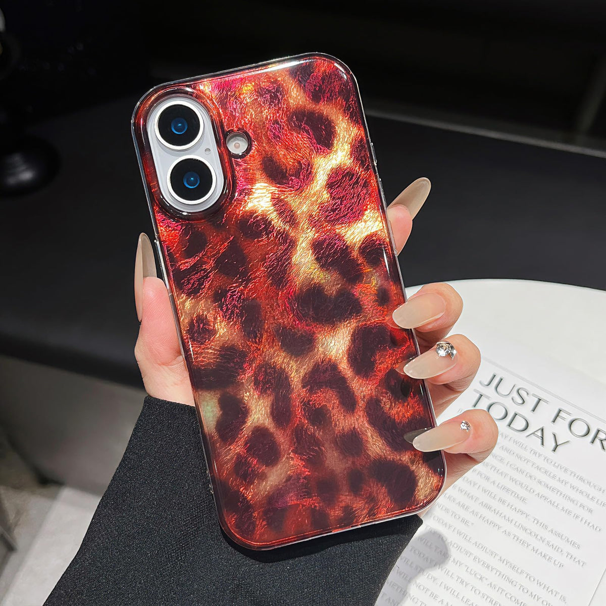ZTOFERA Cute Aesthetic Case for iPhone 16-Christmas | Drop Protection/Slim and Glossy/Soft TPU Shockproof Phone Cover for Women Girls