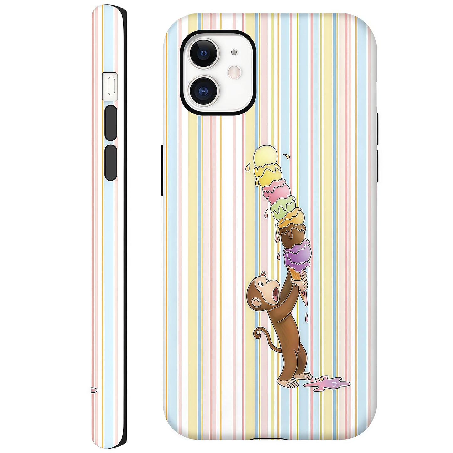 Candlelight Dinner Dog Case for iPhone 12/12 Pro | Hard Hybrid 2-Layer Design, Protective Scratch Resistant Cover for Women Girls