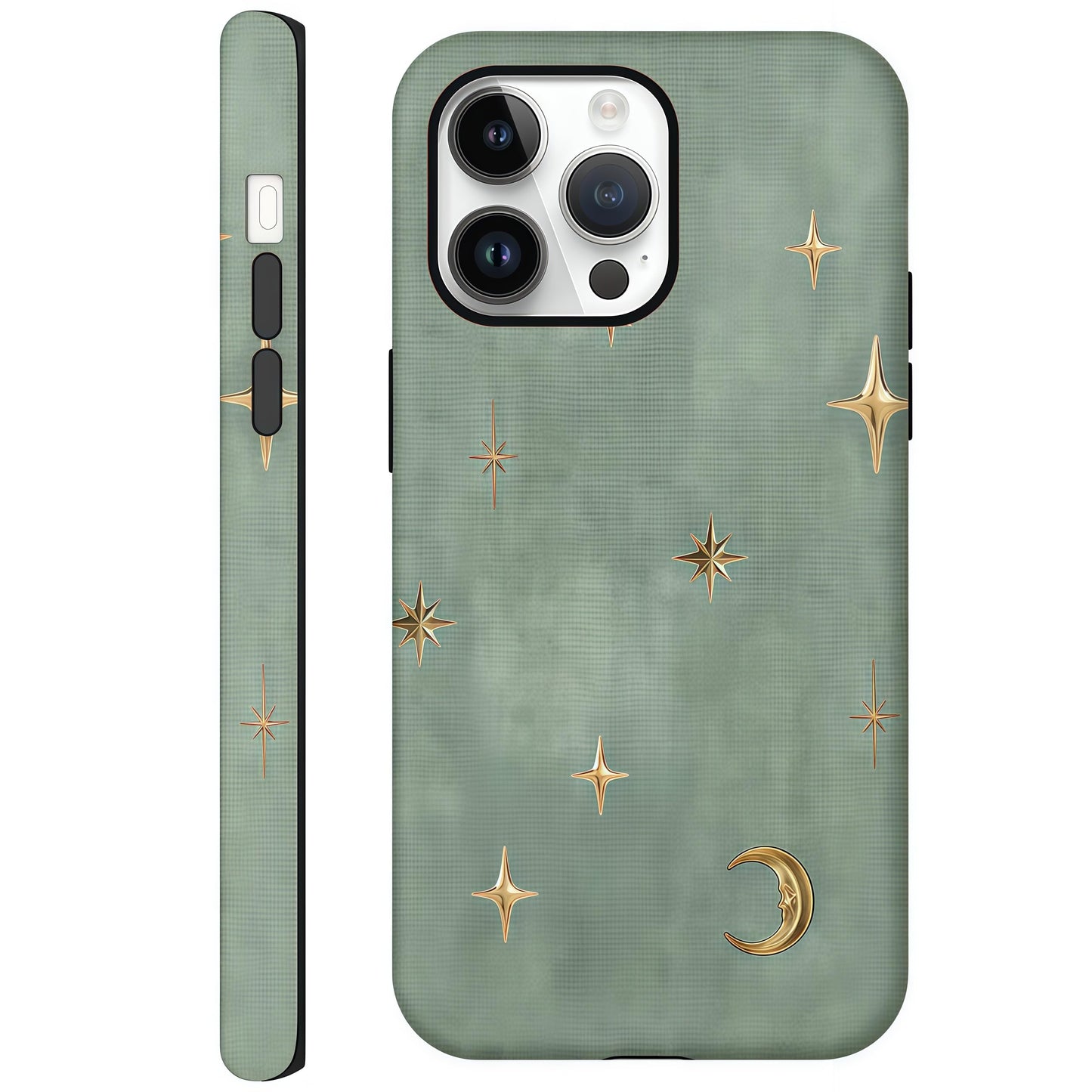 Candlelight Dinner Dog Case for iPhone 12/12 Pro | Hard Hybrid 2-Layer Design, Protective Scratch Resistant Cover for Women Girls