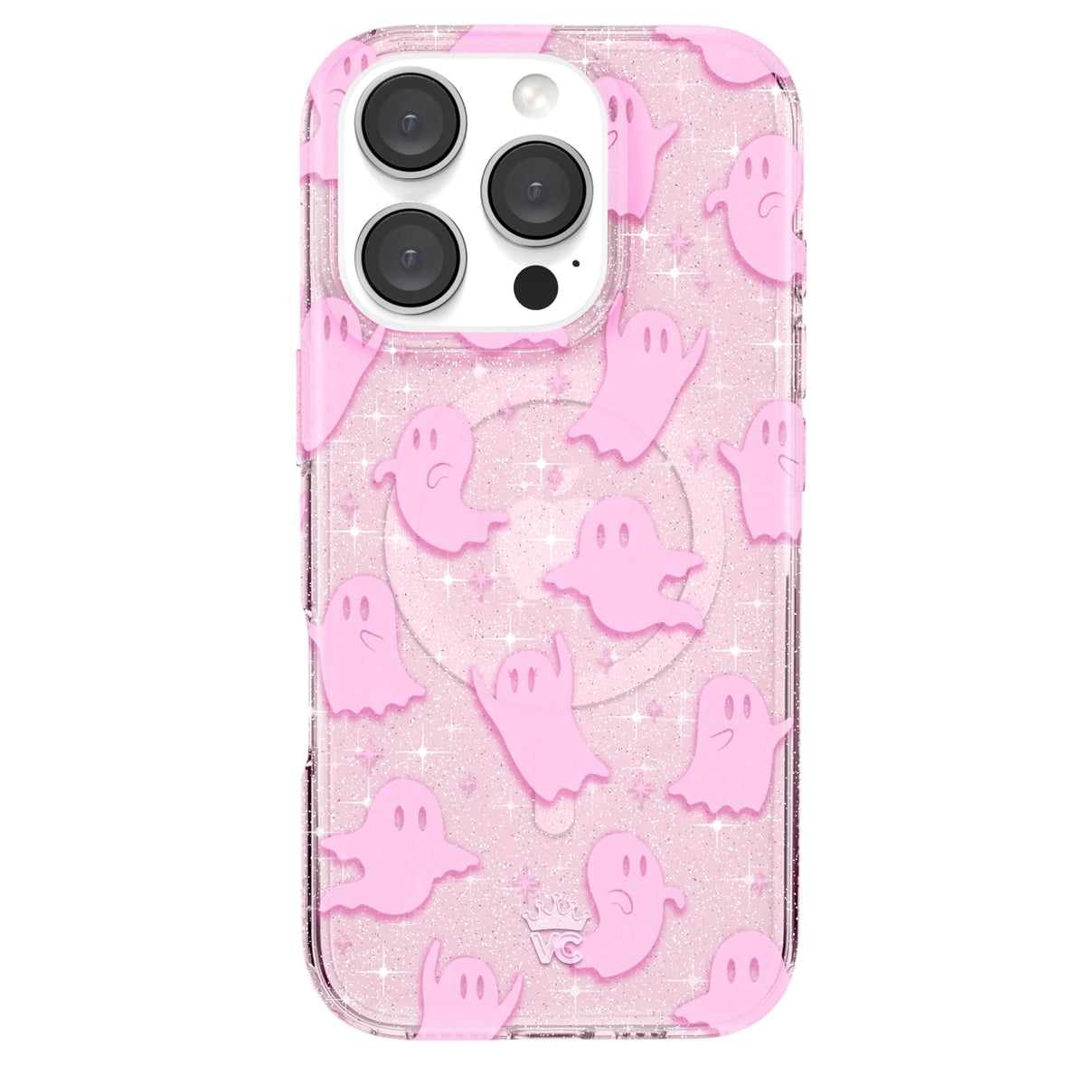 VELVET CAVIAR Christmas Phone Case for iPhone 16 - Compatible with MagSafe [10ft Drop Tested] - Holiday Peppermint Glitter Winter Theme