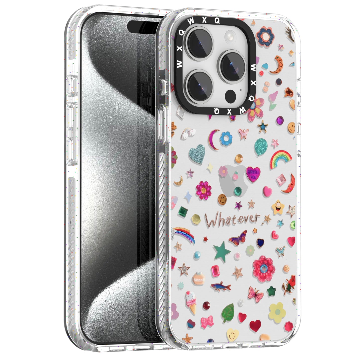 for iPhone 16 pro max Graffiti of Cartoon Animal Clear Phone Case | TPU+PC Premium Painted Anti-Drop Phone Case Superior Shock Absorption Military-Grade Drop Protection cover