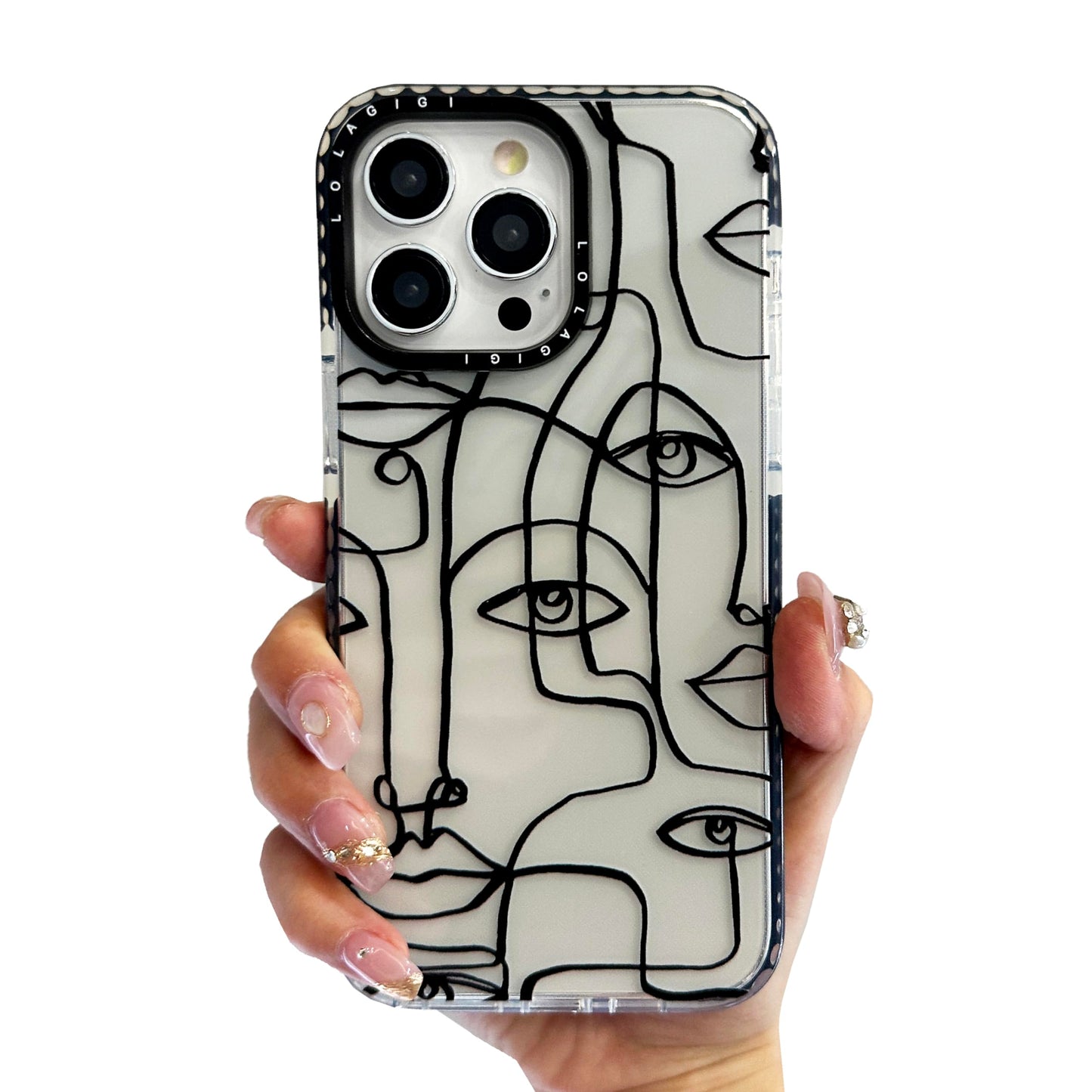 for iPhone 15 Pro Case for Women, Cute Pet Cat Cartoon Art Animal Print Girly Design Kawaii Aesthetic Cartoon Pattern for Girls Teens Soft TPU Phone Case (6.1")