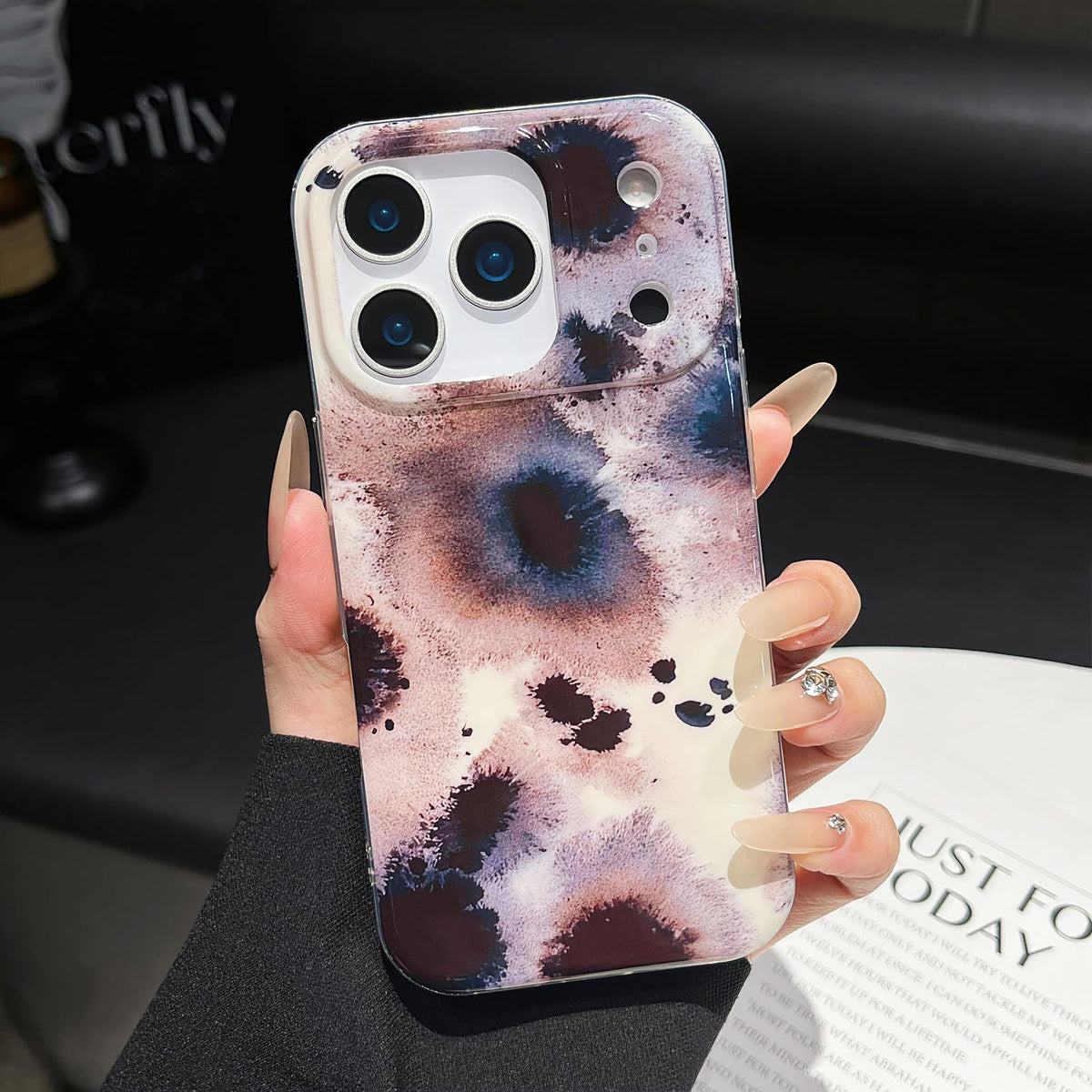ZTOFERA Cute Aesthetic Case for iPhone 16-Christmas | Drop Protection/Slim and Glossy/Soft TPU Shockproof Phone Cover for Women Girls