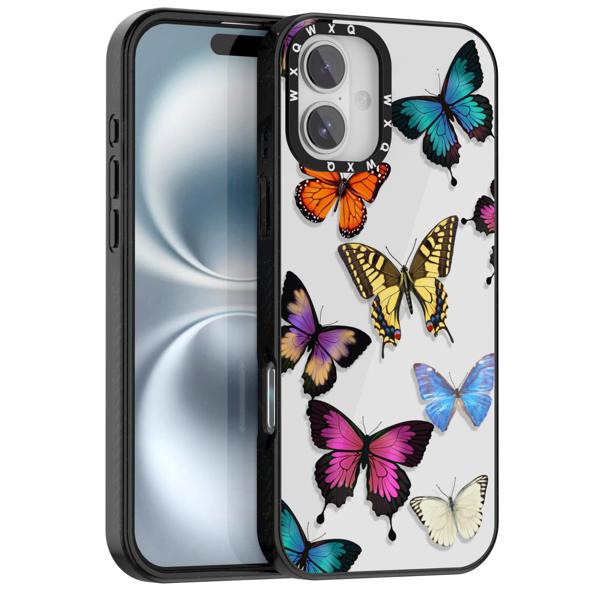 for iPhone 16 pro max Graffiti of Cartoon Animal Clear Phone Case | TPU+PC Premium Painted Anti-Drop Phone Case Superior Shock Absorption Military-Grade Drop Protection cover