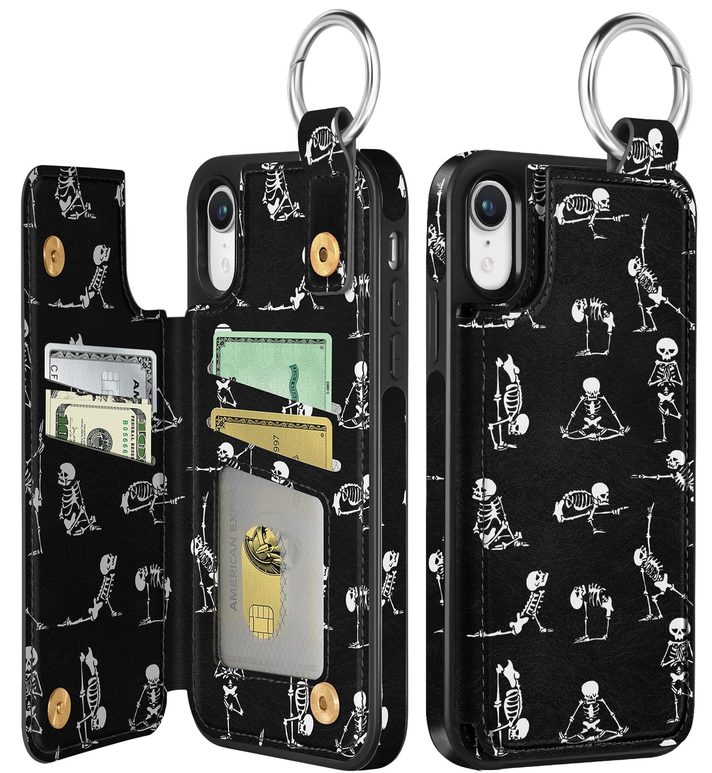 Shorogyt Compatible with iPhone 17 Pro Max Wallet Case with Card Holder - Cute Dog Lover Design Kickstand for Magnetic Clasp Back Flip Folio Leather Phone Covers for Women Men Girls