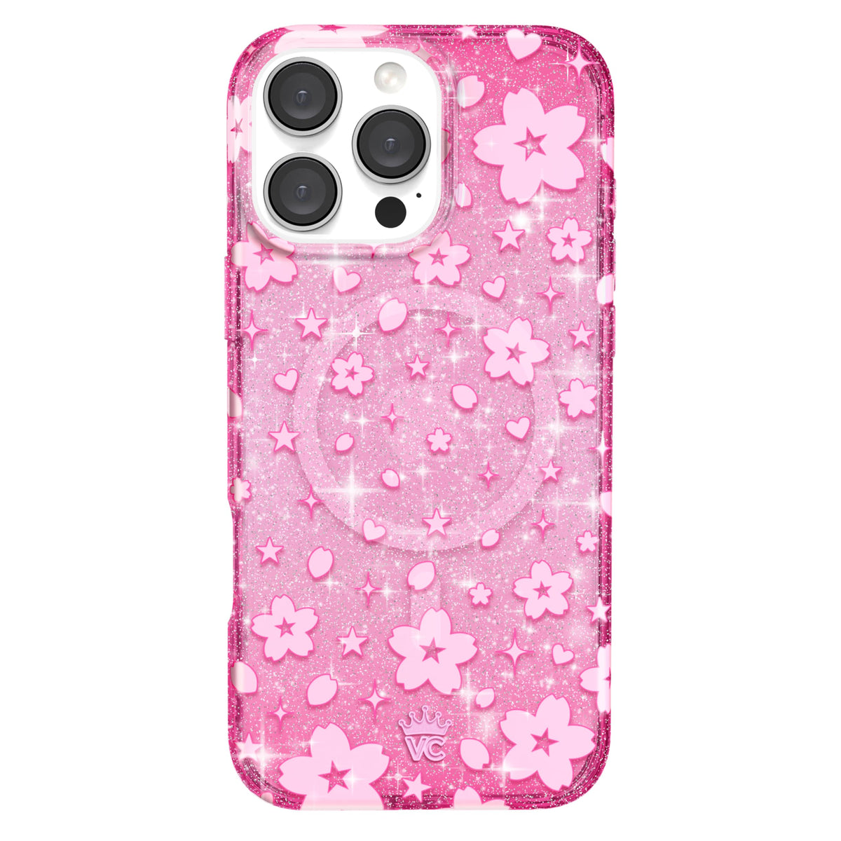 VELVET CAVIAR Christmas Phone Case for iPhone 16 - Compatible with MagSafe [10ft Drop Tested] - Holiday Peppermint Glitter Winter Theme