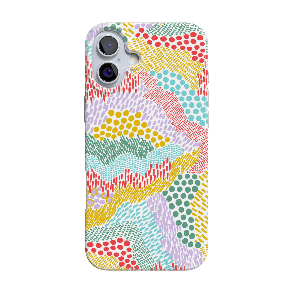 Casely iPhone 16 Case | Chateau Pups | French Dog | Compatible with MagSafe | Classic Ultra Slim Design