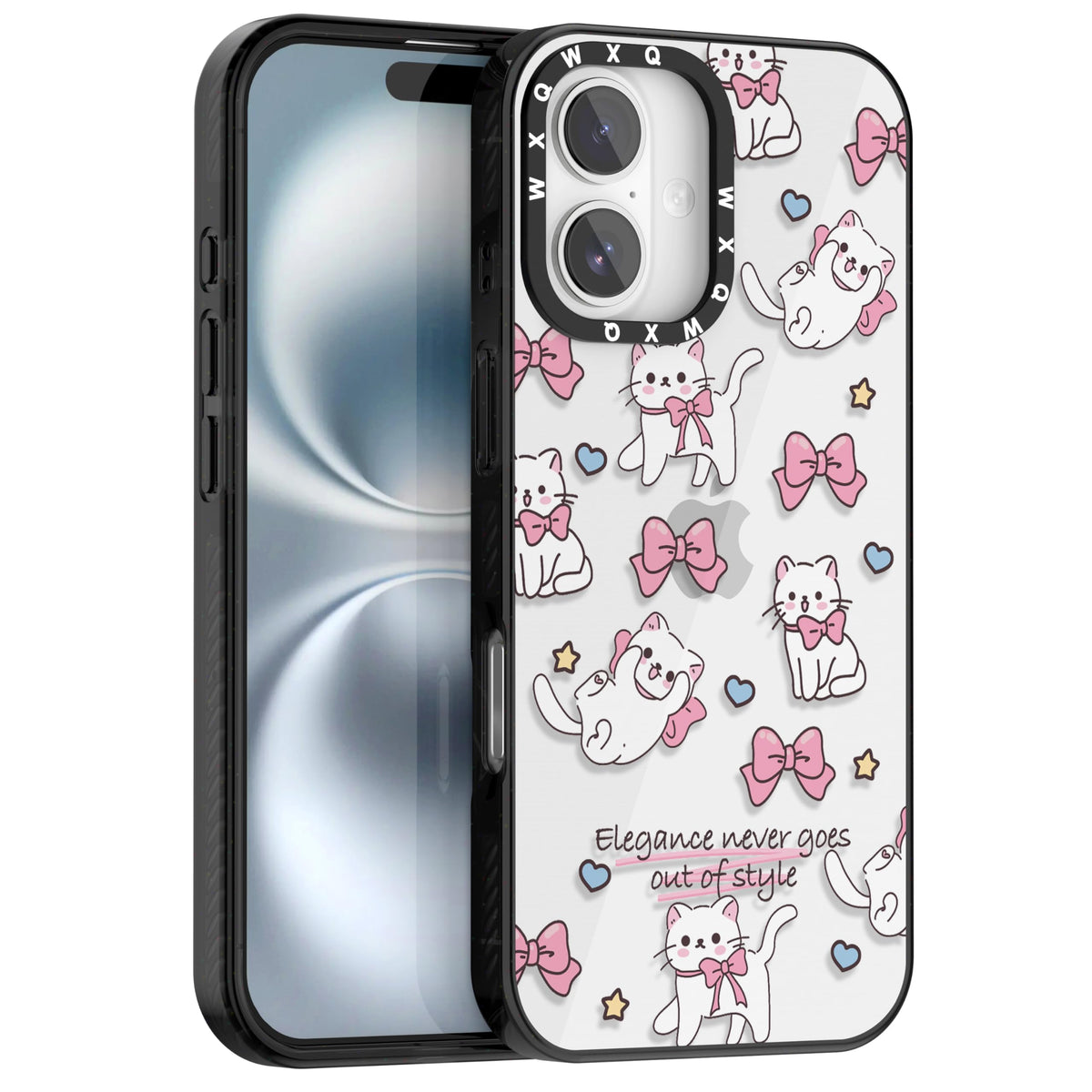 for iPhone 16 pro max Graffiti of Cartoon Animal Clear Phone Case | TPU+PC Premium Painted Anti-Drop Phone Case Superior Shock Absorption Military-Grade Drop Protection cover