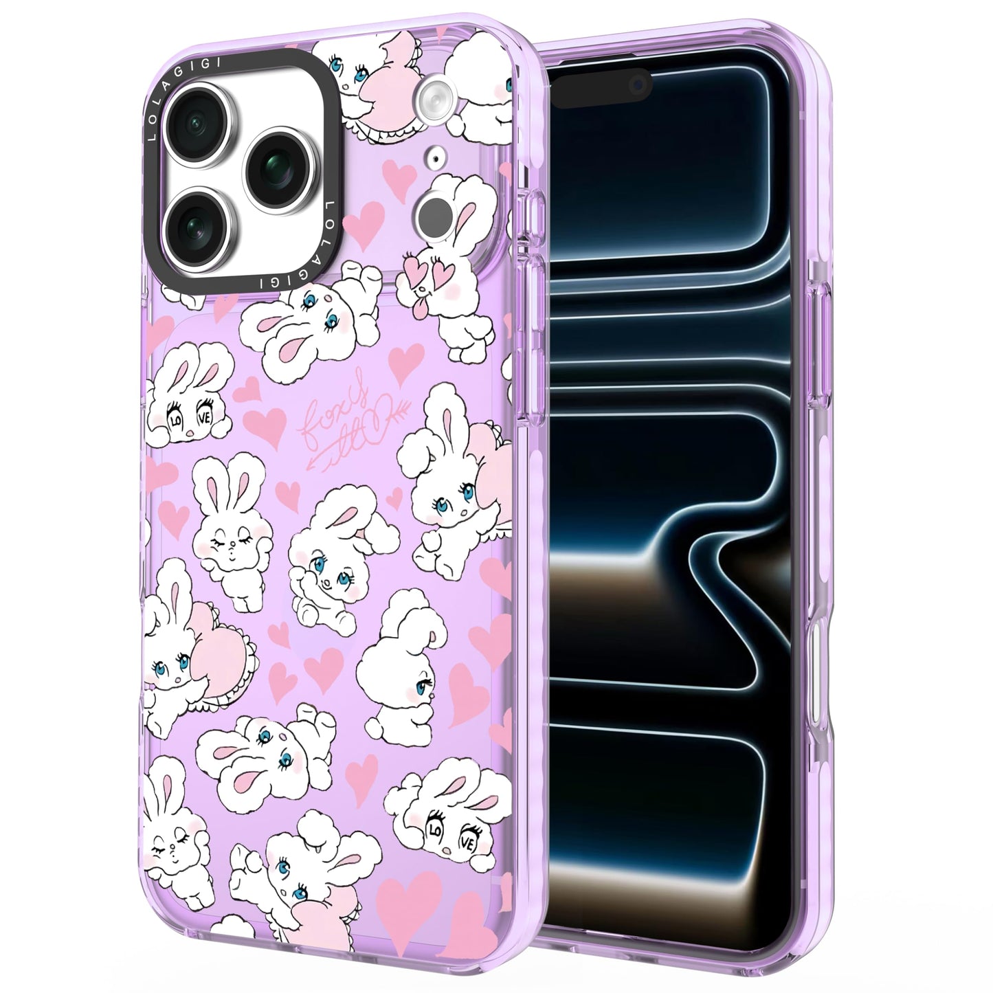 for iPhone 15 Pro Case for Women, Cute Pet Cat Cartoon Art Animal Print Girly Design Kawaii Aesthetic Cartoon Pattern for Girls Teens Soft TPU Phone Case (6.1")