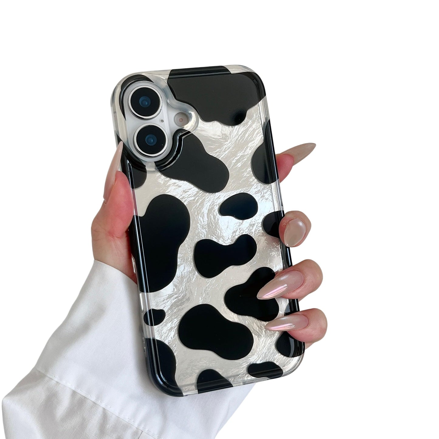 for iPhone 17 Pro Glitter Leopard Print Phone Case, Sparkly Cheetah Animal Pattern Clear Soft TPU Shockproof Protective Cover for Women Girls (Zebra Stripe, for iPhone 17 Pro)