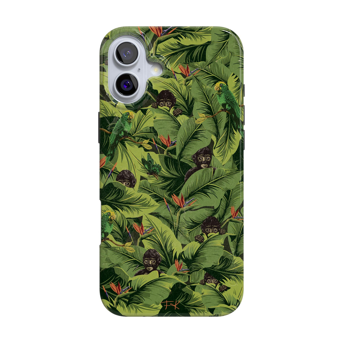 Casely iPhone 16 Case | Chateau Pups | French Dog | Compatible with MagSafe | Classic Ultra Slim Design