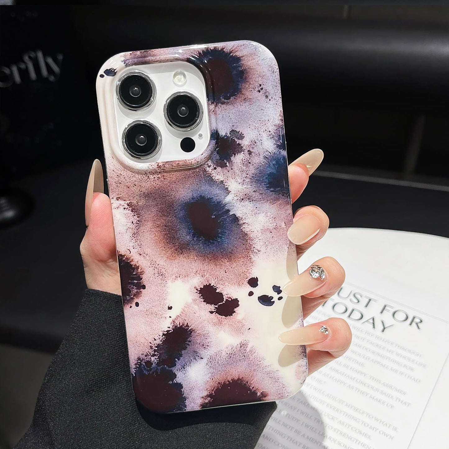 ZTOFERA Cute Aesthetic Case for iPhone 16-Christmas | Drop Protection/Slim and Glossy/Soft TPU Shockproof Phone Cover for Women Girls