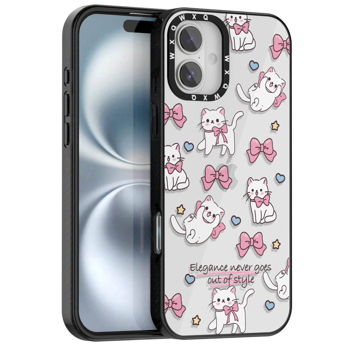 for iPhone 16 pro max Graffiti of Cartoon Animal Clear Phone Case | TPU+PC Premium Painted Anti-Drop Phone Case Superior Shock Absorption Military-Grade Drop Protection cover