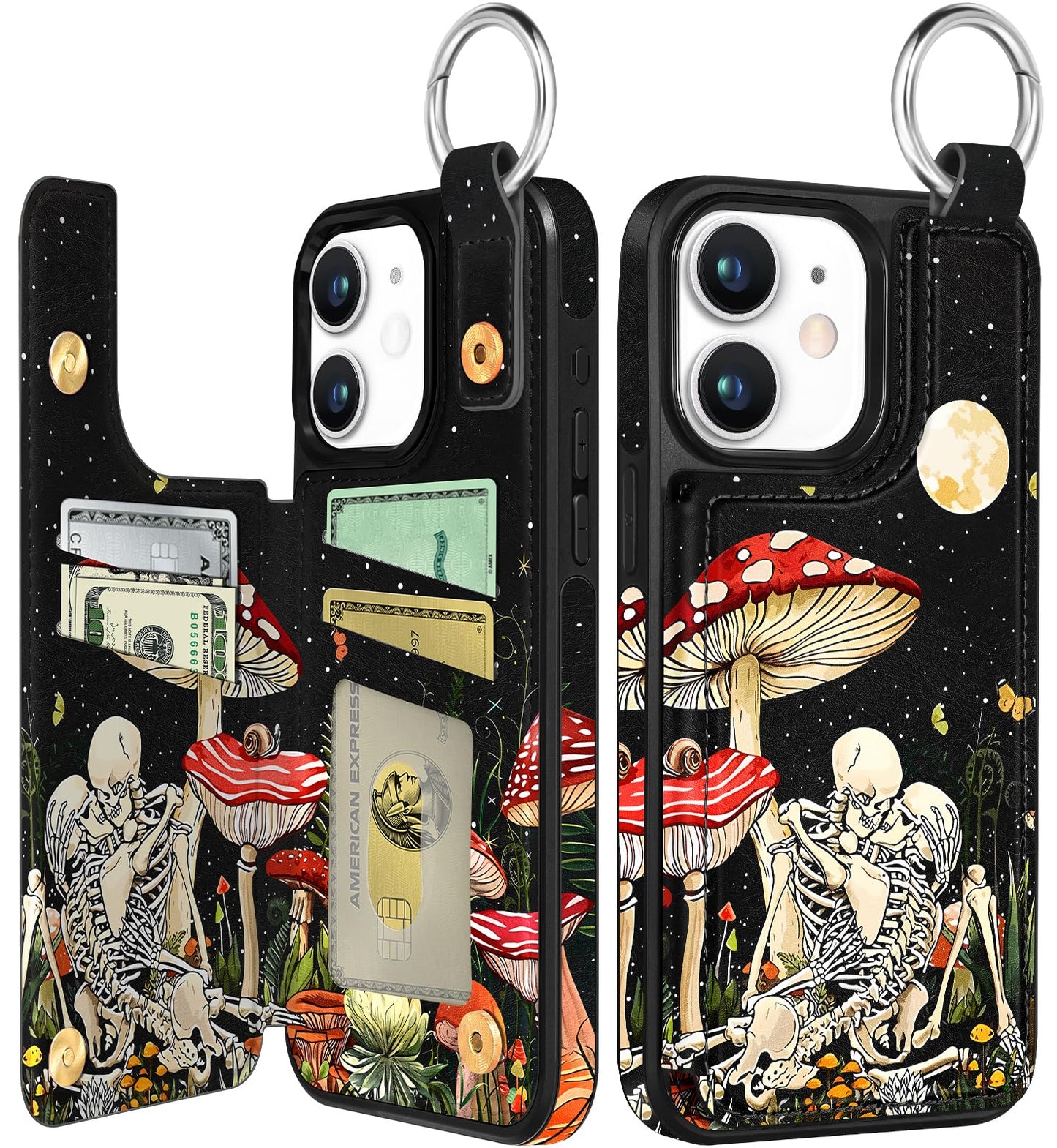 Shorogyt Compatible with iPhone 17 Pro Max Wallet Case with Card Holder - Cute Dog Lover Design Kickstand for Magnetic Clasp Back Flip Folio Leather Phone Covers for Women Men Girls