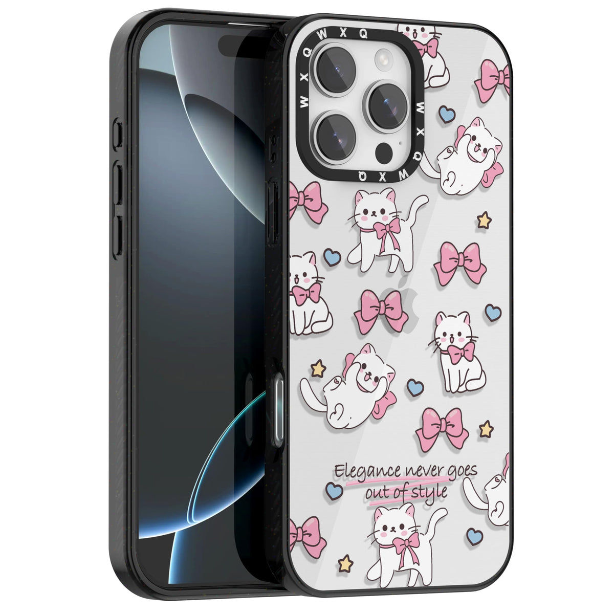 for iPhone 16 pro max Graffiti of Cartoon Animal Clear Phone Case | TPU+PC Premium Painted Anti-Drop Phone Case Superior Shock Absorption Military-Grade Drop Protection cover