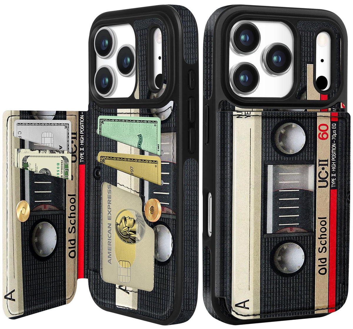 Shorogyt Compatible with iPhone 17 Pro Max Wallet Case with Card Holder - Cute Dog Lover Design Kickstand for Magnetic Clasp Back Flip Folio Leather Phone Covers for Women Men Girls
