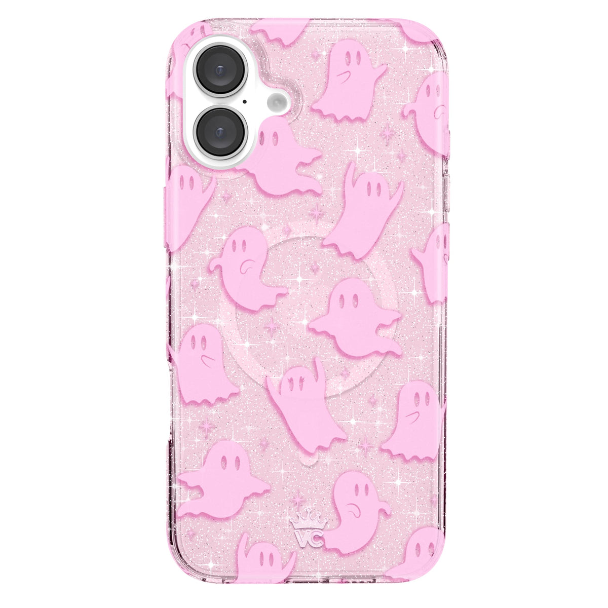 VELVET CAVIAR Christmas Phone Case for iPhone 16 - Compatible with MagSafe [10ft Drop Tested] - Holiday Peppermint Glitter Winter Theme