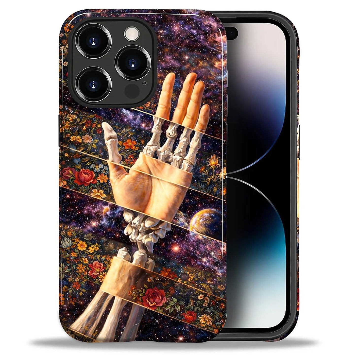 Case Compatible with iPhone 17 Pro,Double Layer Protection, Matte Finish, Anti-Drop and Anti-Fingerprint Armor -Yellow Striped Taco Vacation Sausage Dog Collage