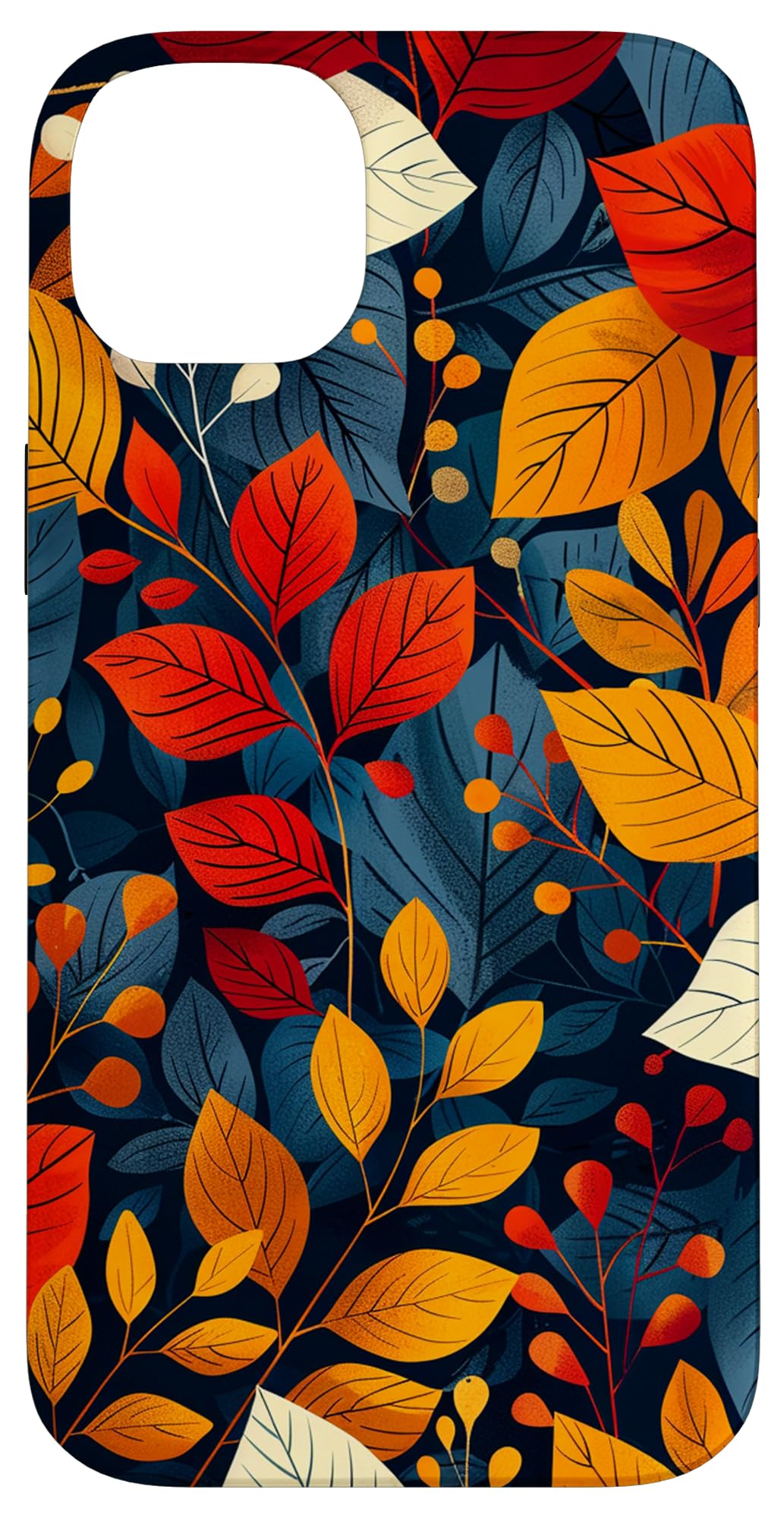Leaves Pattern Plants Case for iPhone 16 Pro Max