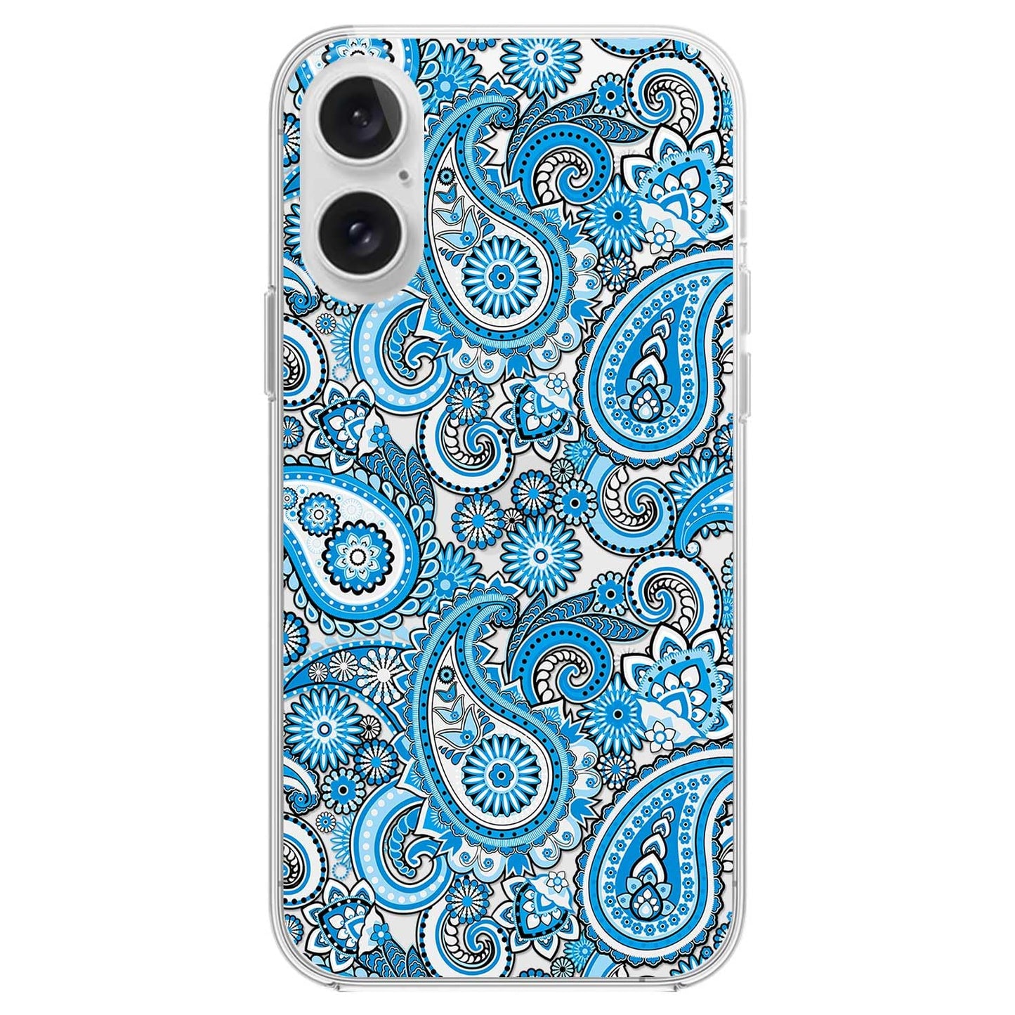 Blingy's for iPhone 16 Case, Fun Christmas Style with Snowflakes Pattern Holiday Plaid Design Soft TPU Protective Case (6.1 inch) (Plaid Snowflakes) Multicolor