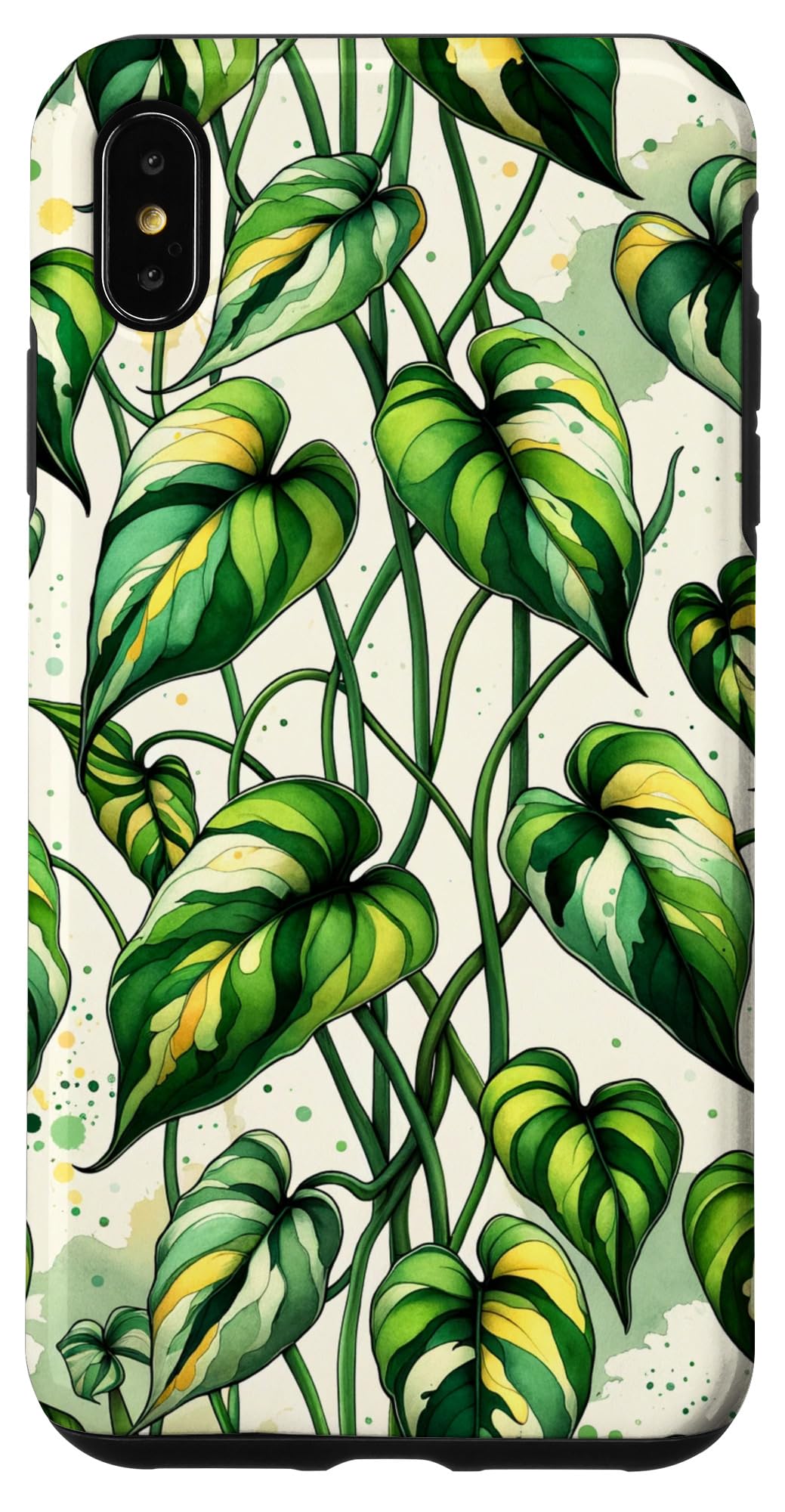 iPhone 14 Nature-Inspired Botanical Pothos House Plant Decorative Case