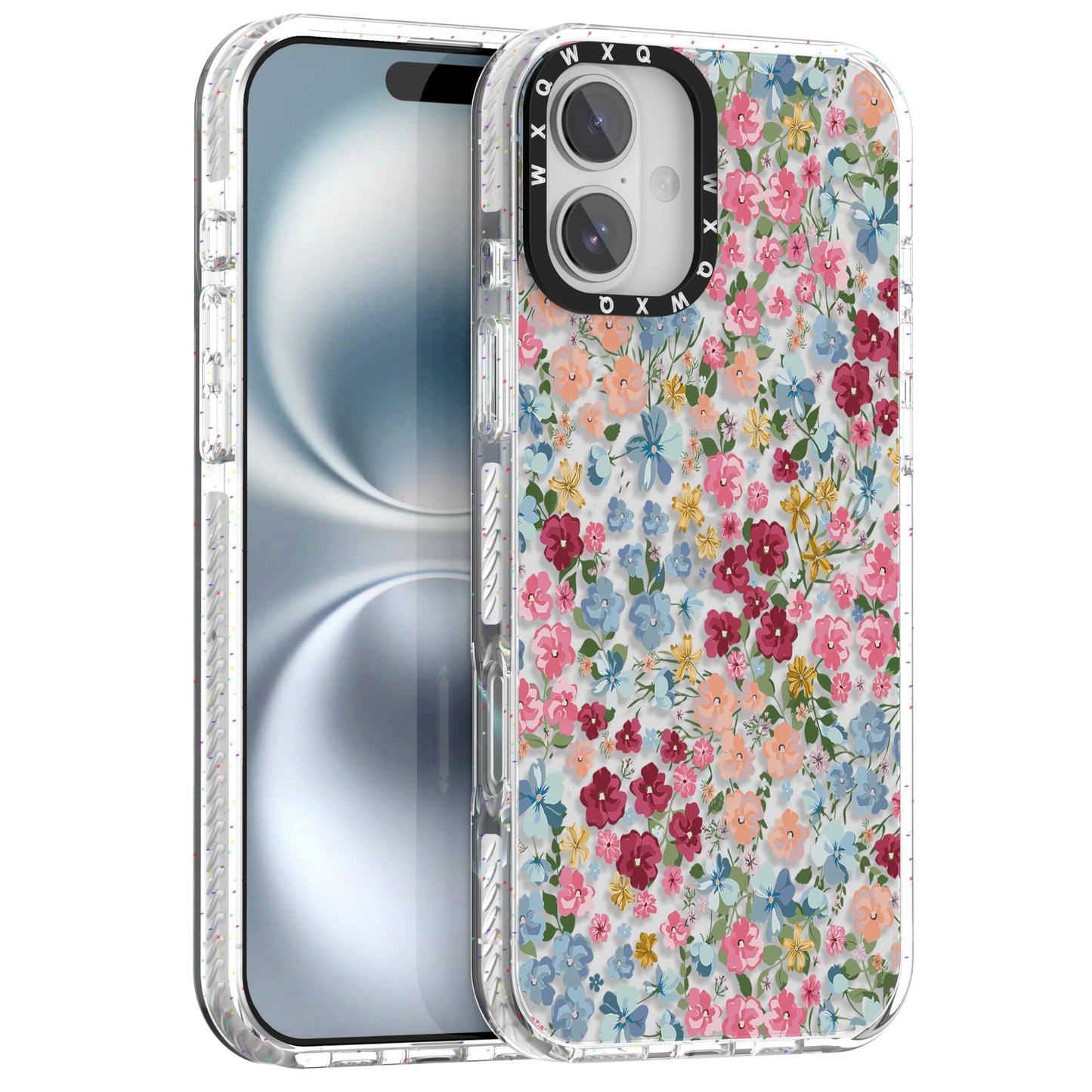 for iPhone 16 pro max Graffiti of Cartoon Animal Clear Phone Case | TPU+PC Premium Painted Anti-Drop Phone Case Superior Shock Absorption Military-Grade Drop Protection cover