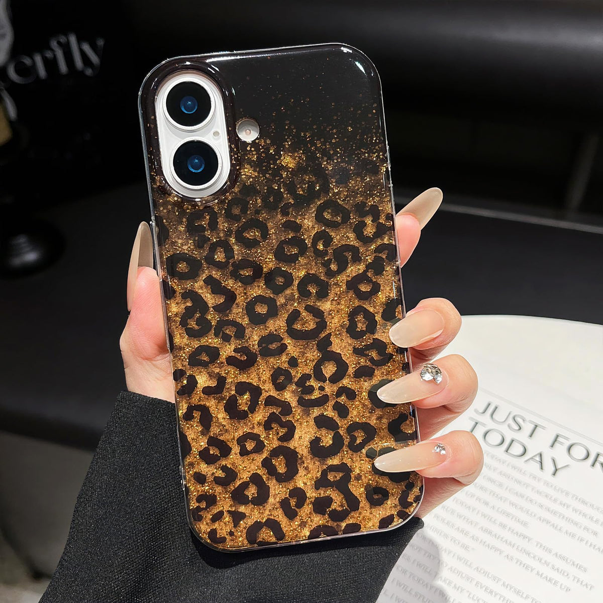 ZTOFERA Cute Aesthetic Case for iPhone 16-Christmas | Drop Protection/Slim and Glossy/Soft TPU Shockproof Phone Cover for Women Girls