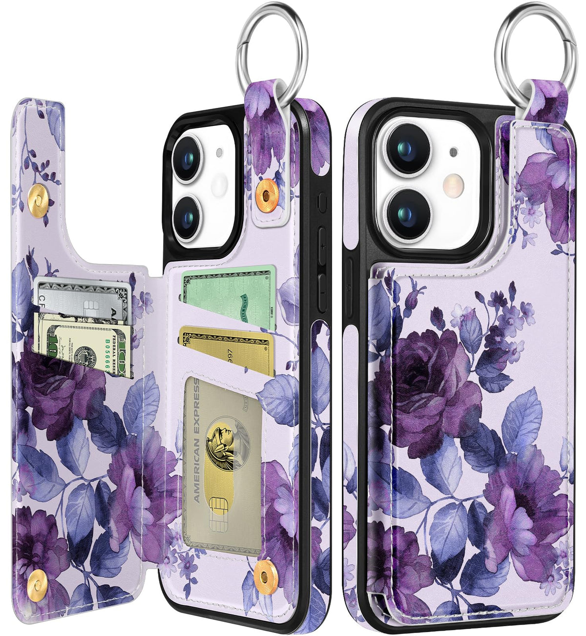 Shorogyt Compatible with iPhone 17 Pro Max Wallet Case with Card Holder - Cute Dog Lover Design Kickstand for Magnetic Clasp Back Flip Folio Leather Phone Covers for Women Men Girls