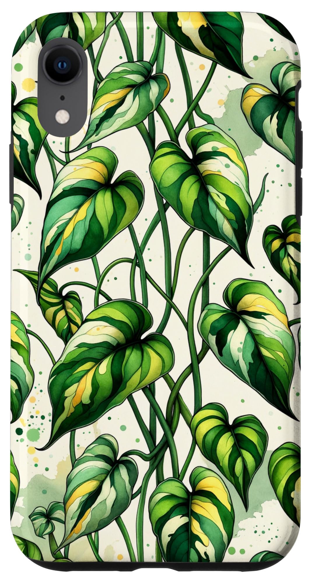 iPhone 14 Nature-Inspired Botanical Pothos House Plant Decorative Case