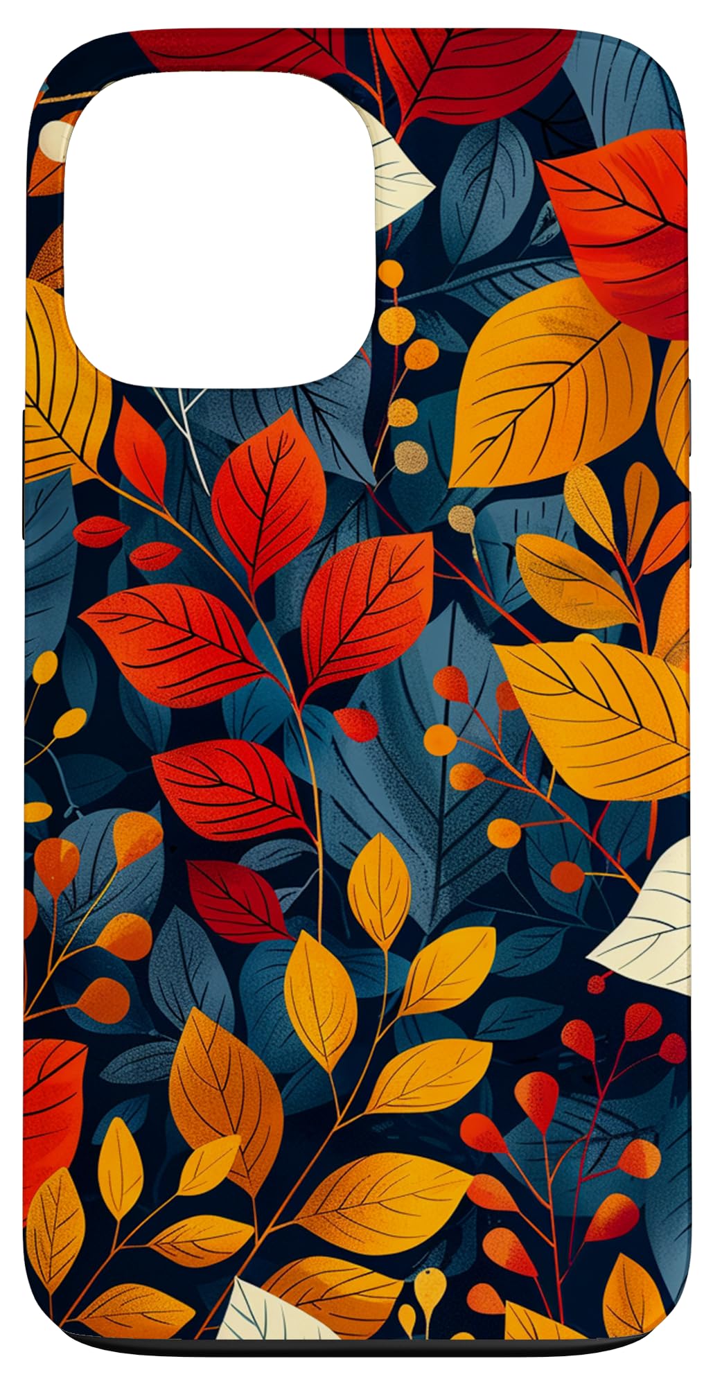 Leaves Pattern Plants Case for iPhone 16 Pro Max