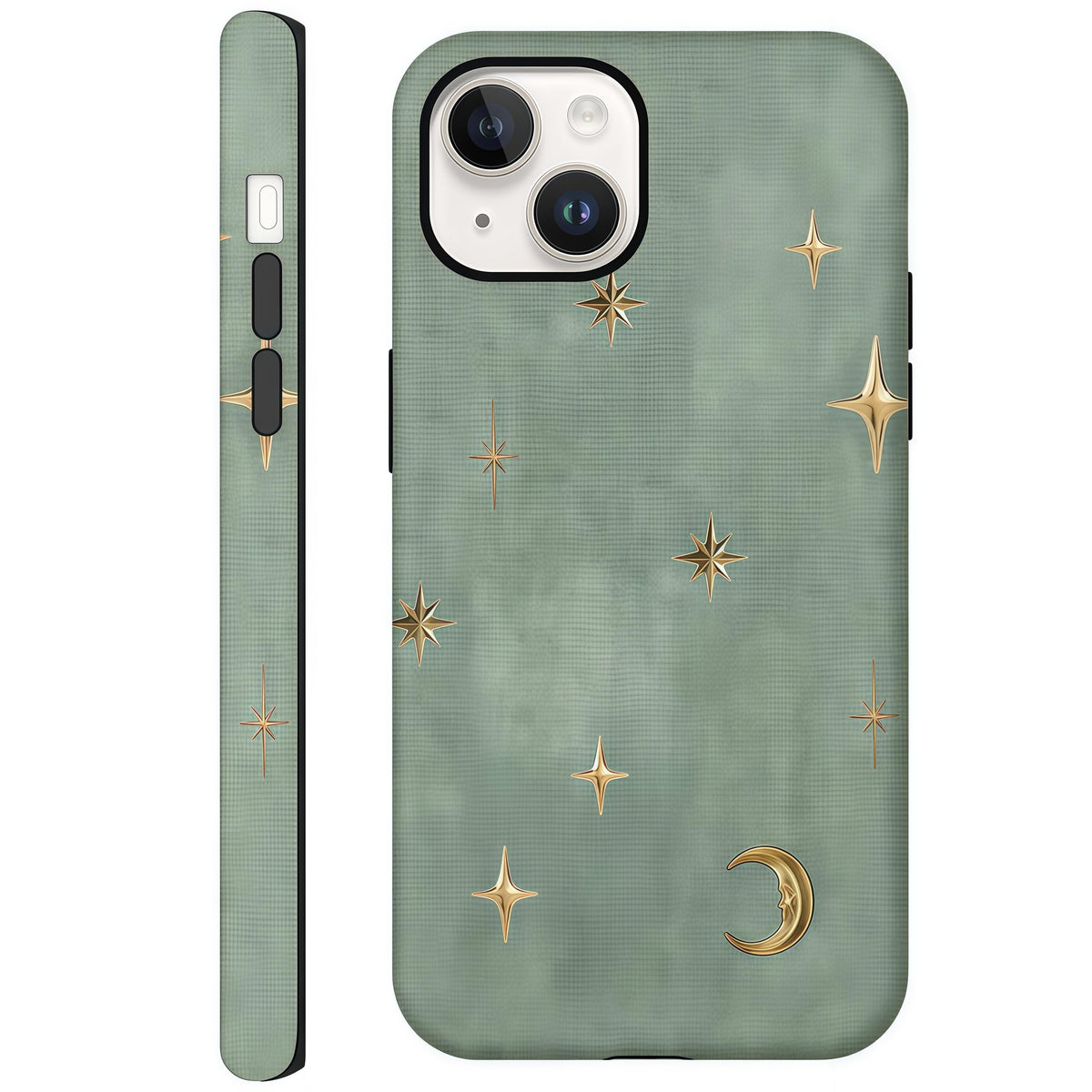 Candlelight Dinner Dog Case for iPhone 12/12 Pro | Hard Hybrid 2-Layer Design, Protective Scratch Resistant Cover for Women Girls