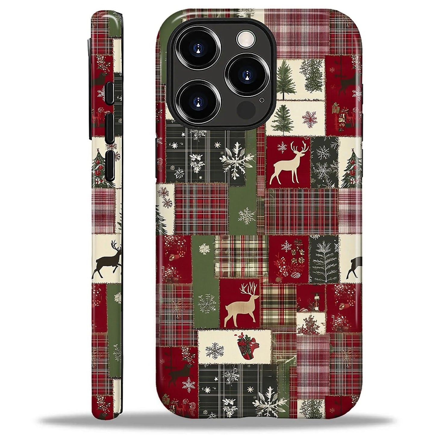 for iPhone 13/14 Case,Hybrid 2-Layer Hard Shell + Silicone Protective Case -Resistant Shockproof- Ally's Dog's Cute College Summer Flower Collage